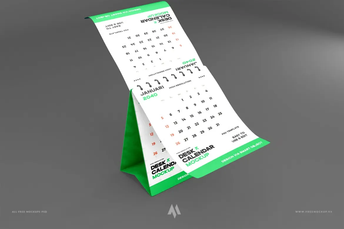 Mockup Lịch Bàn: Nâng Tầm Thiết Kế, Gây Ấn Tượng Mạnh