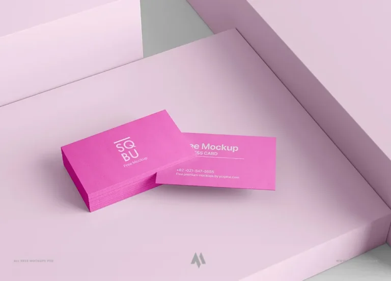 Mockup danh thiếp miễn phí