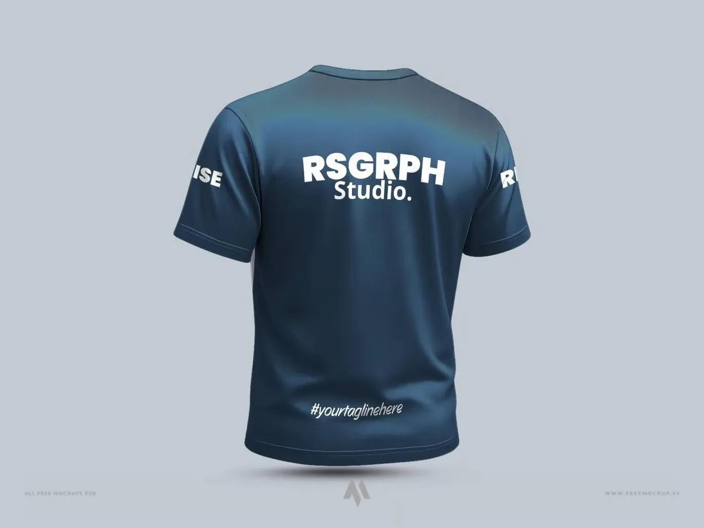 Bộ mockup áo thun ngắn tay không cổBộ