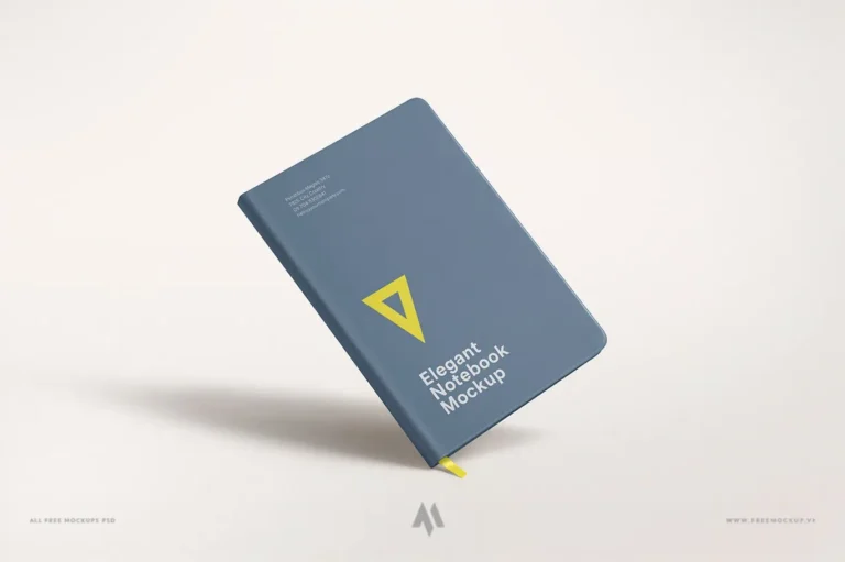 Mockup sổ tay PSD miễn phí