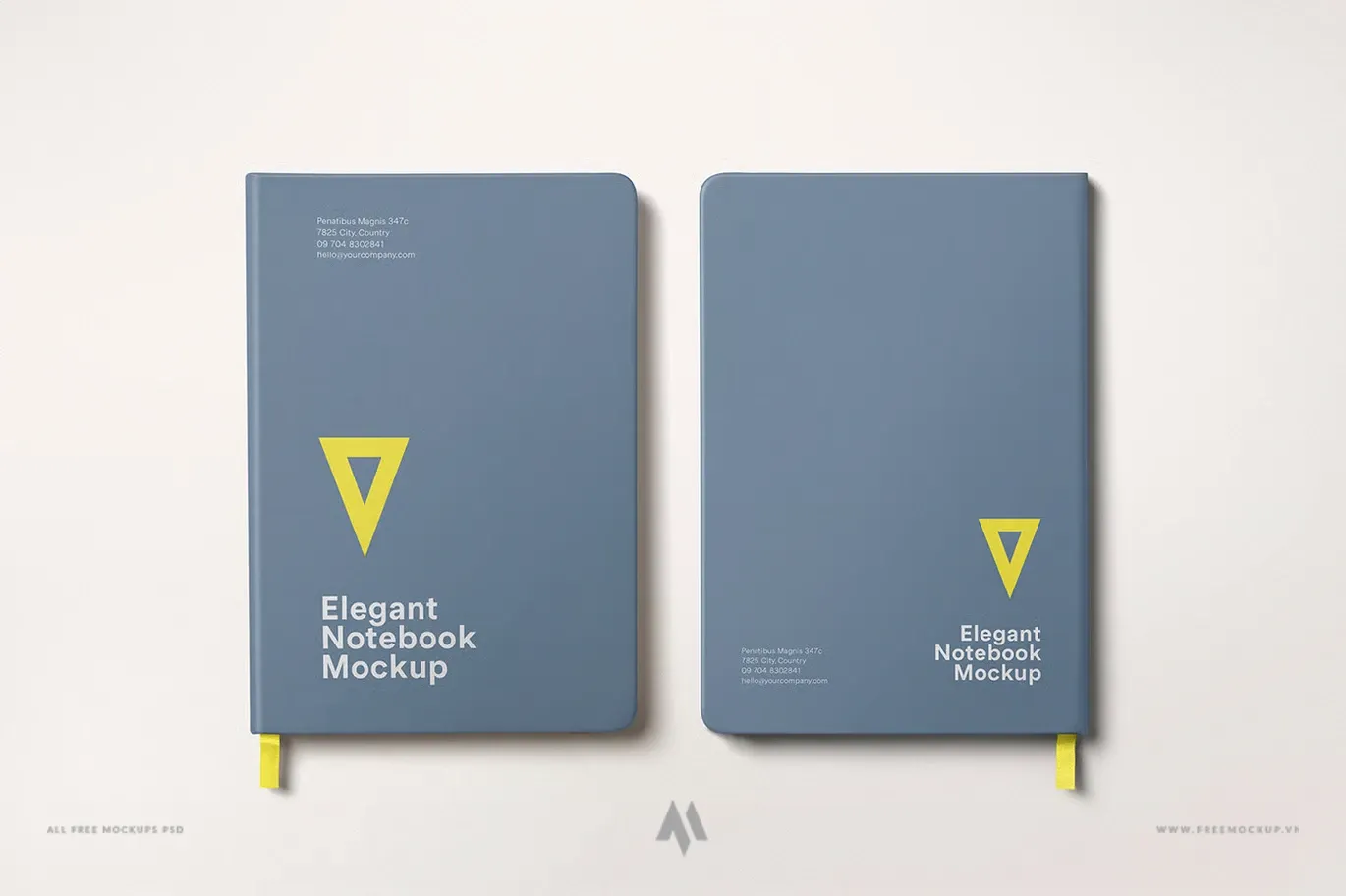 Mockup sổ tay PSD miễn phí