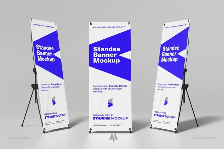 Nâng Tầm Thiết Kế với Mockup Standee chất lượng cao