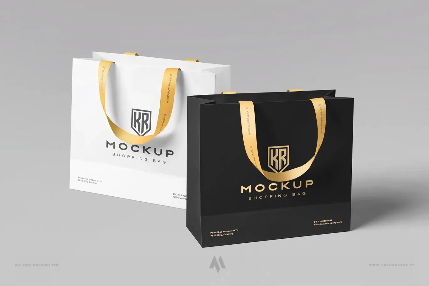 Mockup túi giấy sang trọng