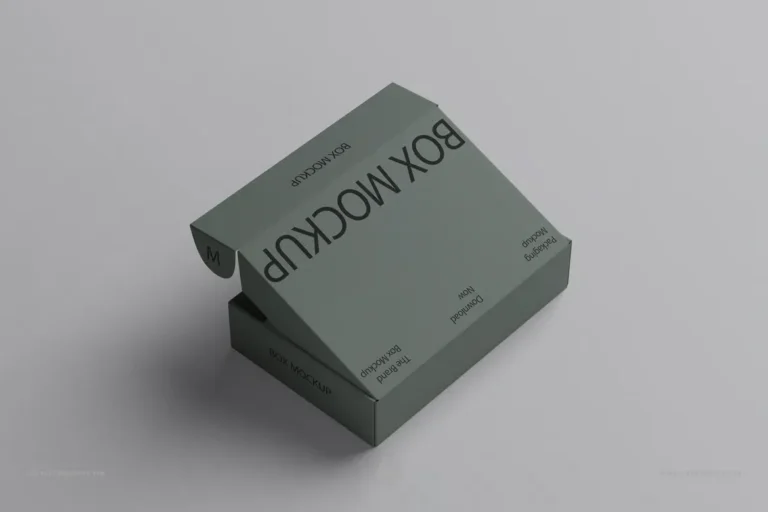 Mockup hộp giấy cao cấp