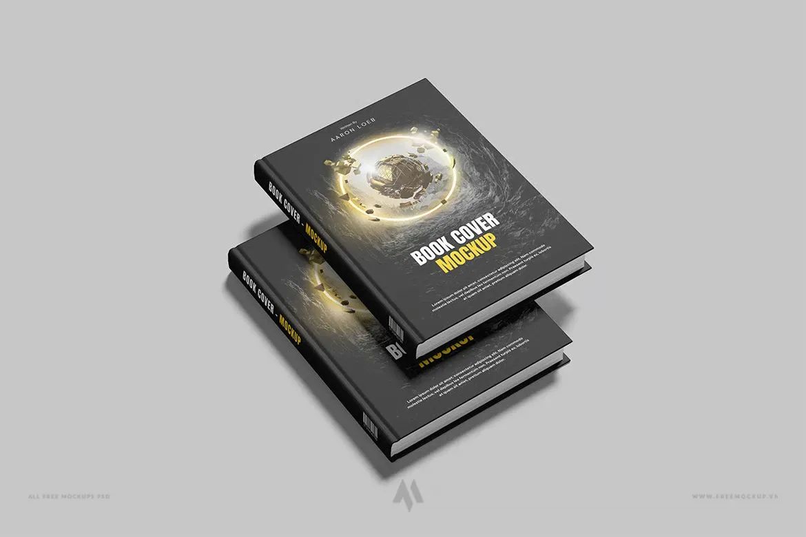 Mockup sách bìa cứng chuyên nghiệp