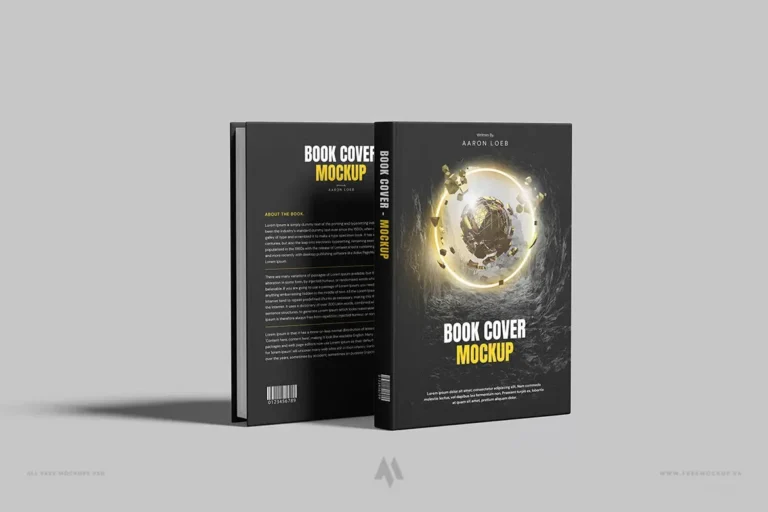 Mockup sách bìa cứng chuyên nghiệp