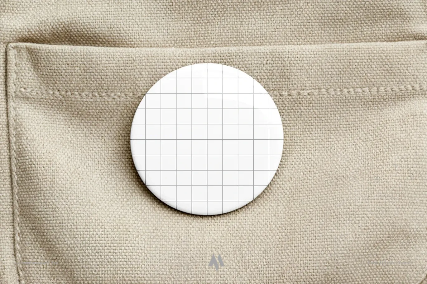 Mockup huy hiệu cài áo