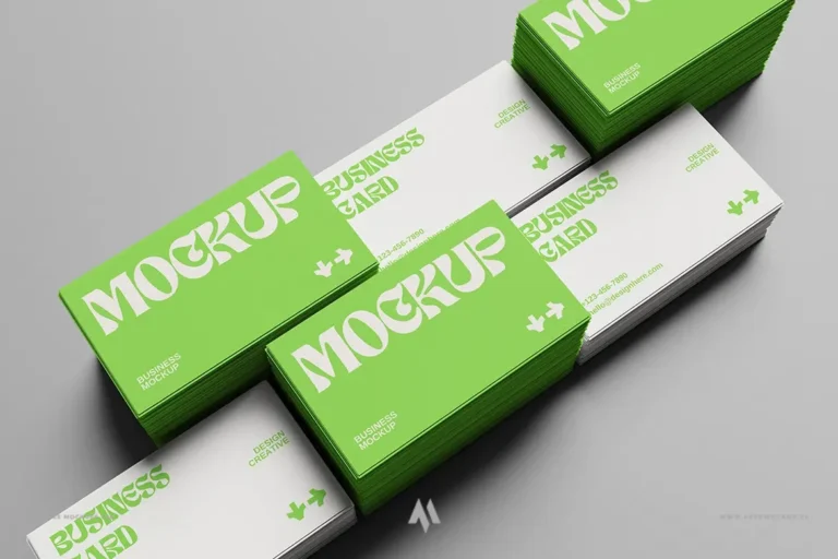 Bộ mockup danh thiếp PSD miễn phí