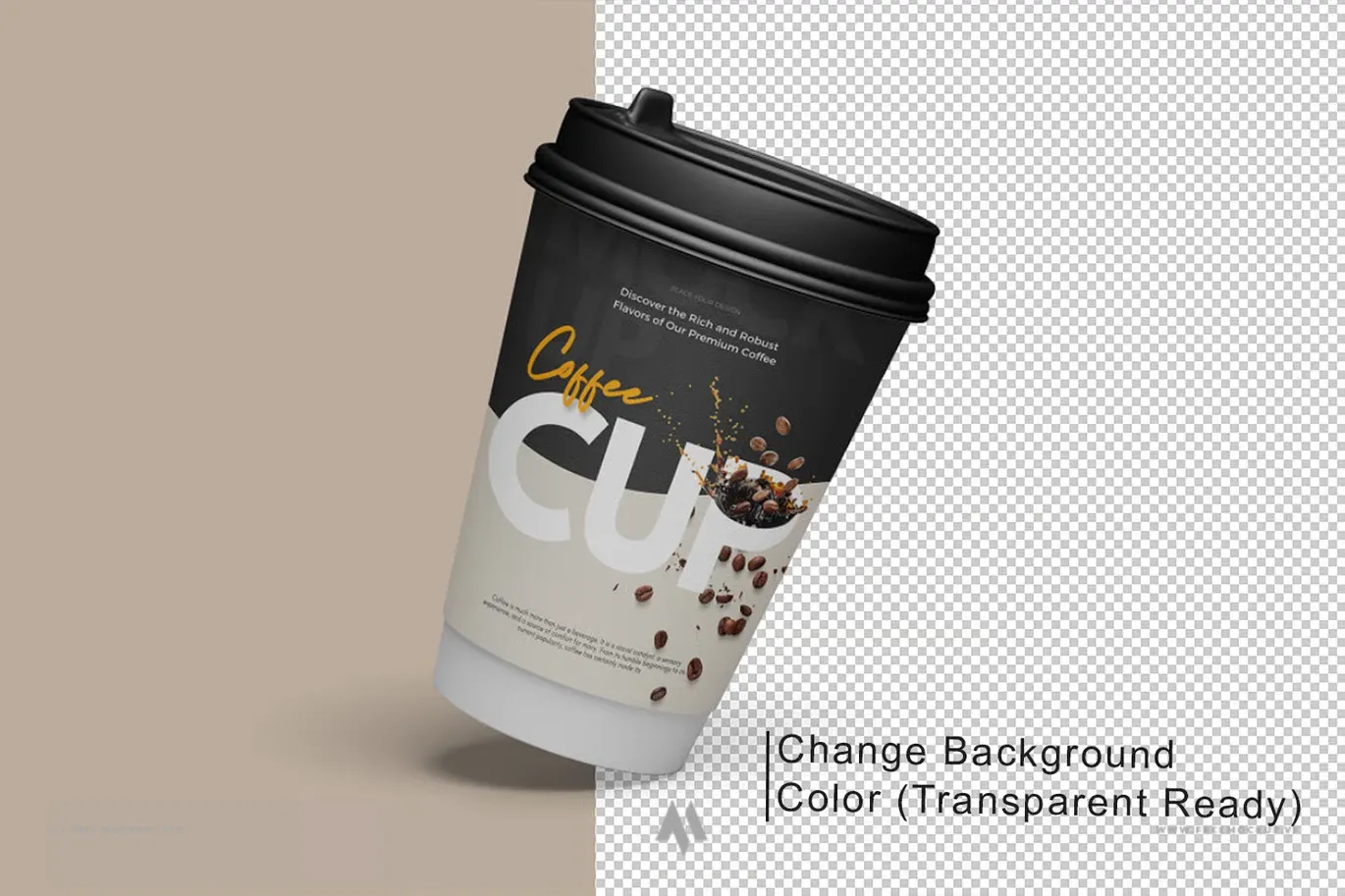 Mockup cốc cà phê miễn phí