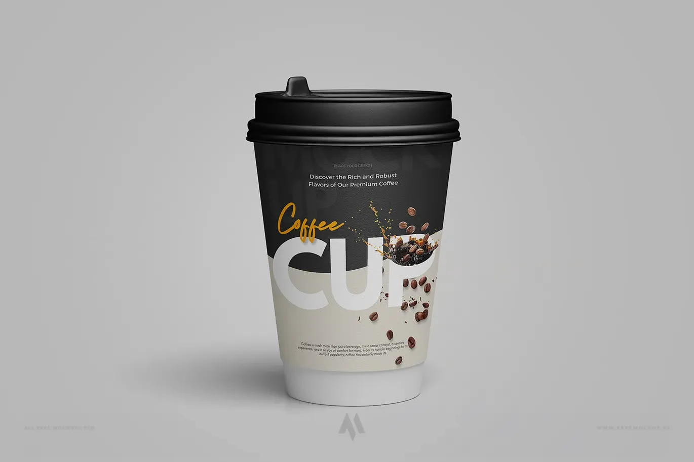 Mockup cốc cà phê miễn phí