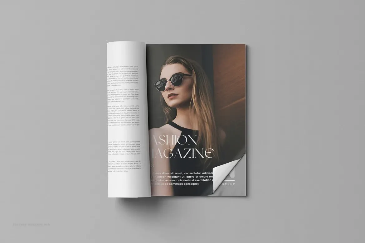 Mockup tạp chí miễn phí