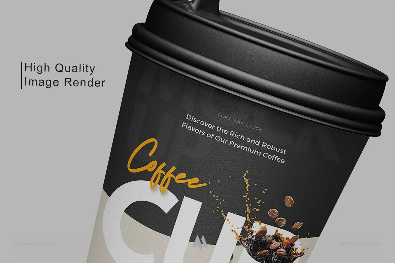 Mockup cốc cà phê miễn phí