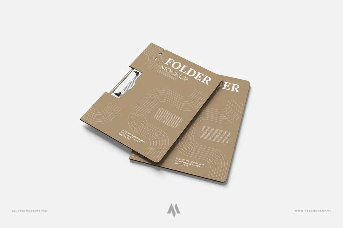 Bộ mockup kẹp tài liệu chất lượng cao