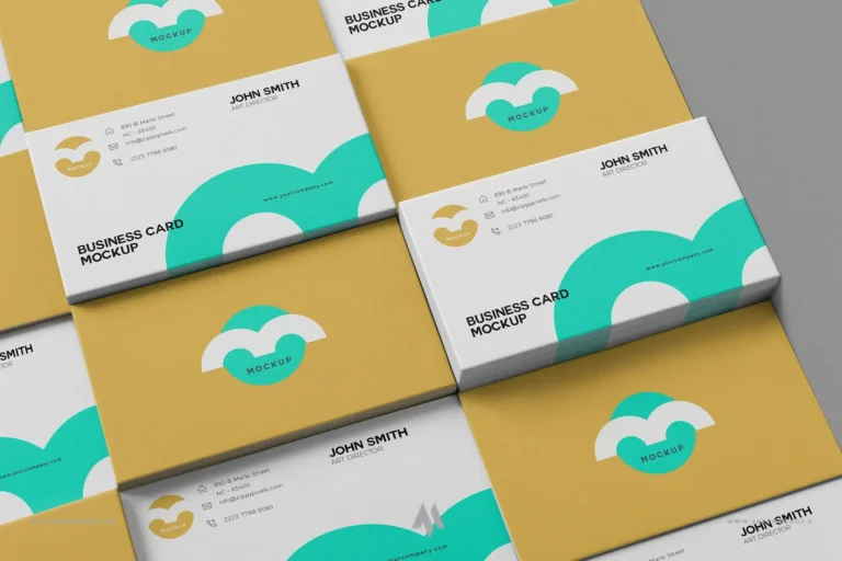 Bộ mockup danh thiếp PSD miễn phí