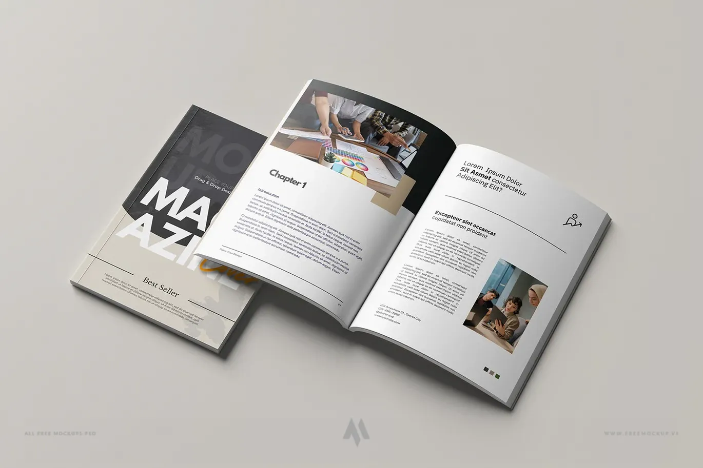 Mockup sách chuyên nghiệp