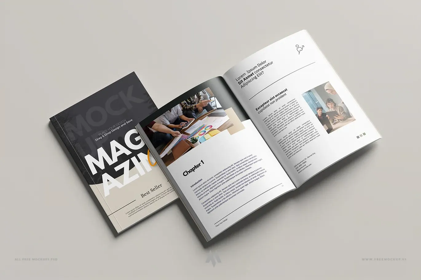 Mockup sách chuyên nghiệp