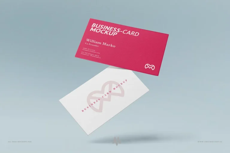 Tạo đột phá với Mockup name card siêu chất