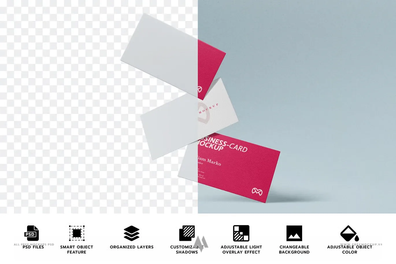 Tạo Đột Phá Với Mockup Name Card Siêu Thực!