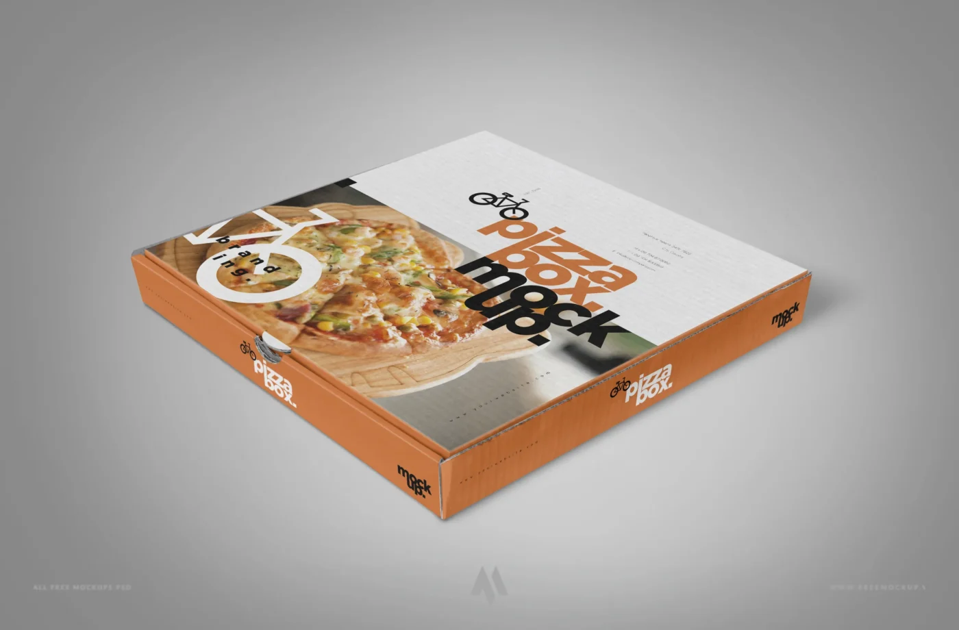 Thiết Kế Ấn Tượng: Mockup Hộp Pizza Chuyên Nghiệp