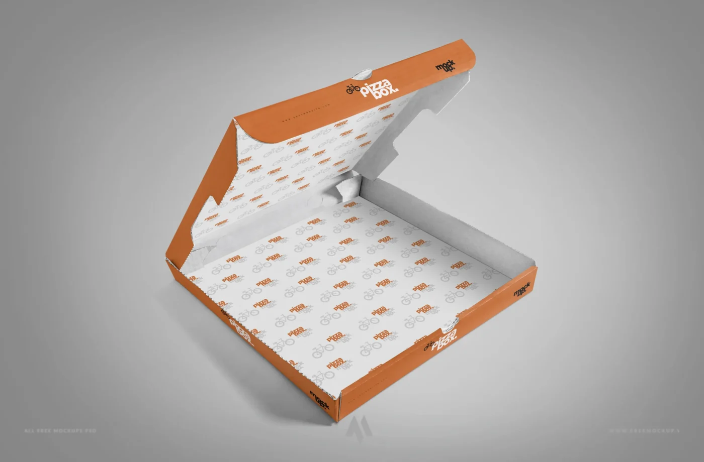 Thiết Kế Ấn Tượng: Mockup Hộp Pizza Chuyên Nghiệp