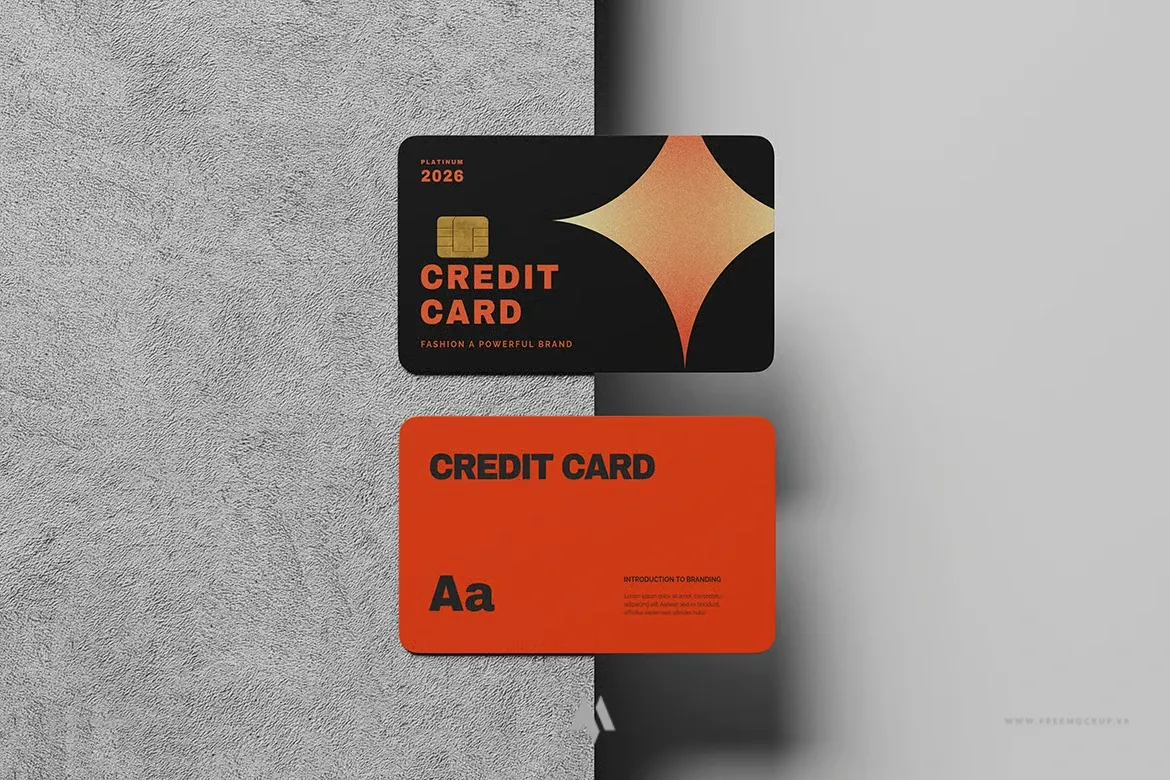 Mockup thẻ tín dụng