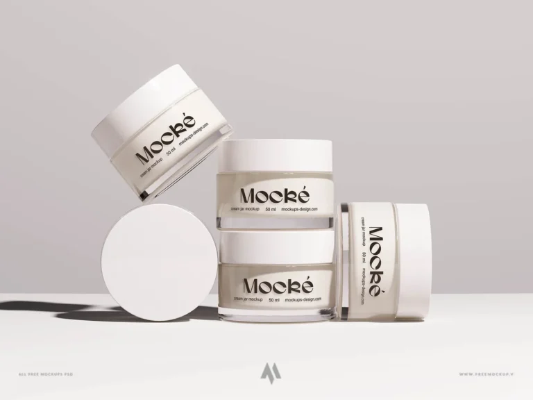 Mockup lọ mỹ phẩm miễn phí PSD