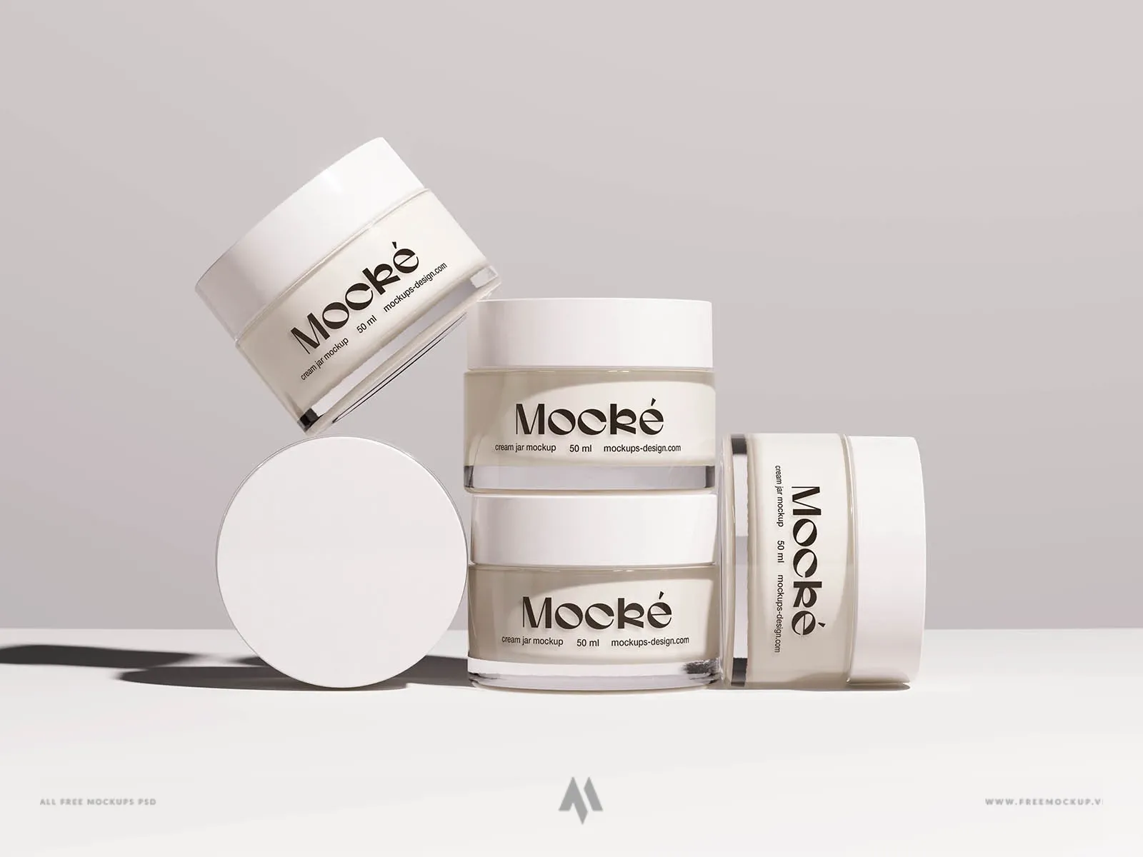 Mockup lọ mỹ phẩm miễn phí PSD