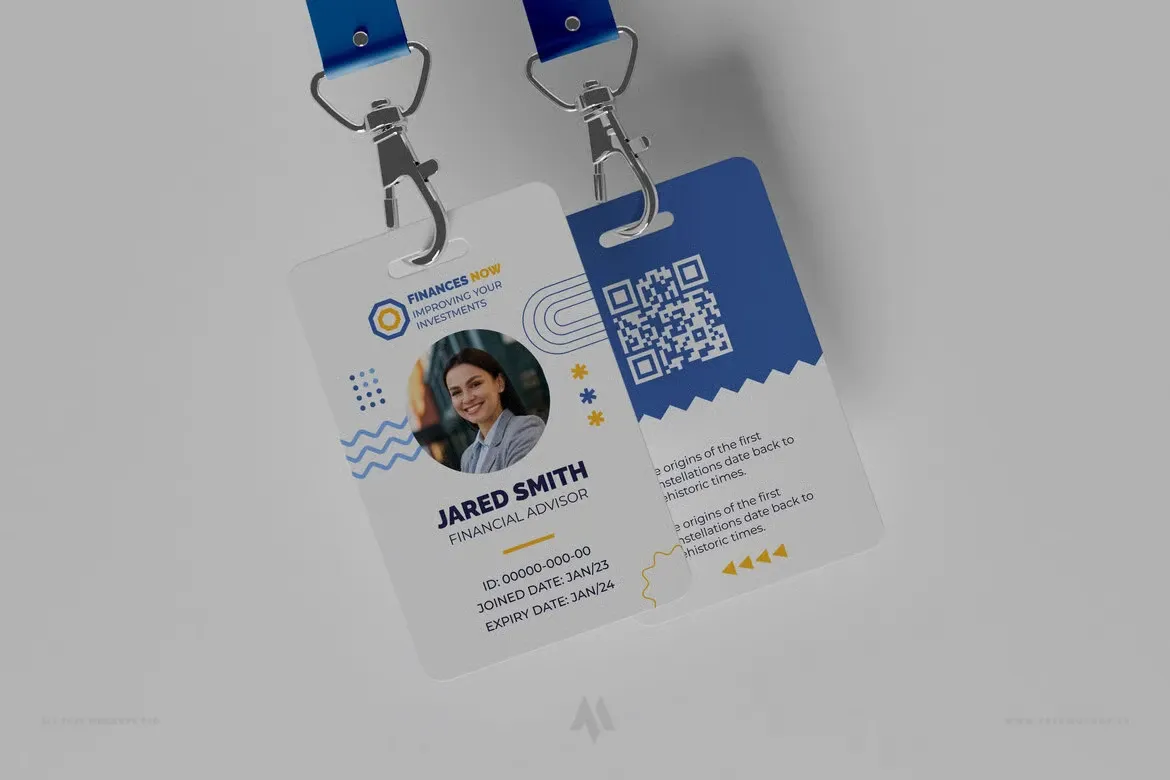 Mockup Thẻ Đeo: Nâng Tầm Thương Hiệu Chuyên Nghiệp