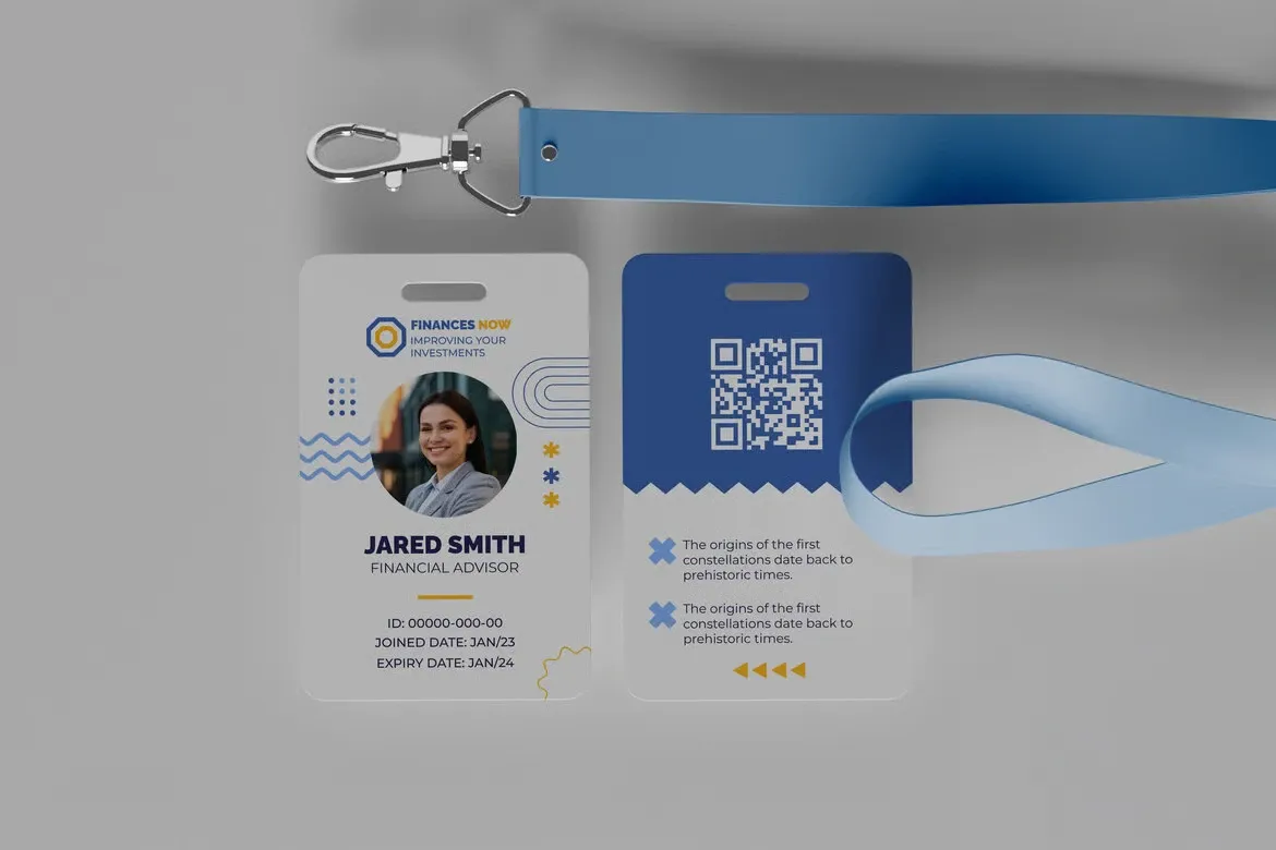 Mockup Thẻ Đeo: Nâng Tầm Thương Hiệu Chuyên Nghiệp