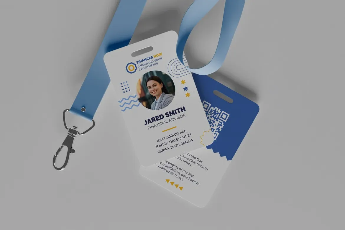 Mockup thẻ đeo sự kiện miễn phí