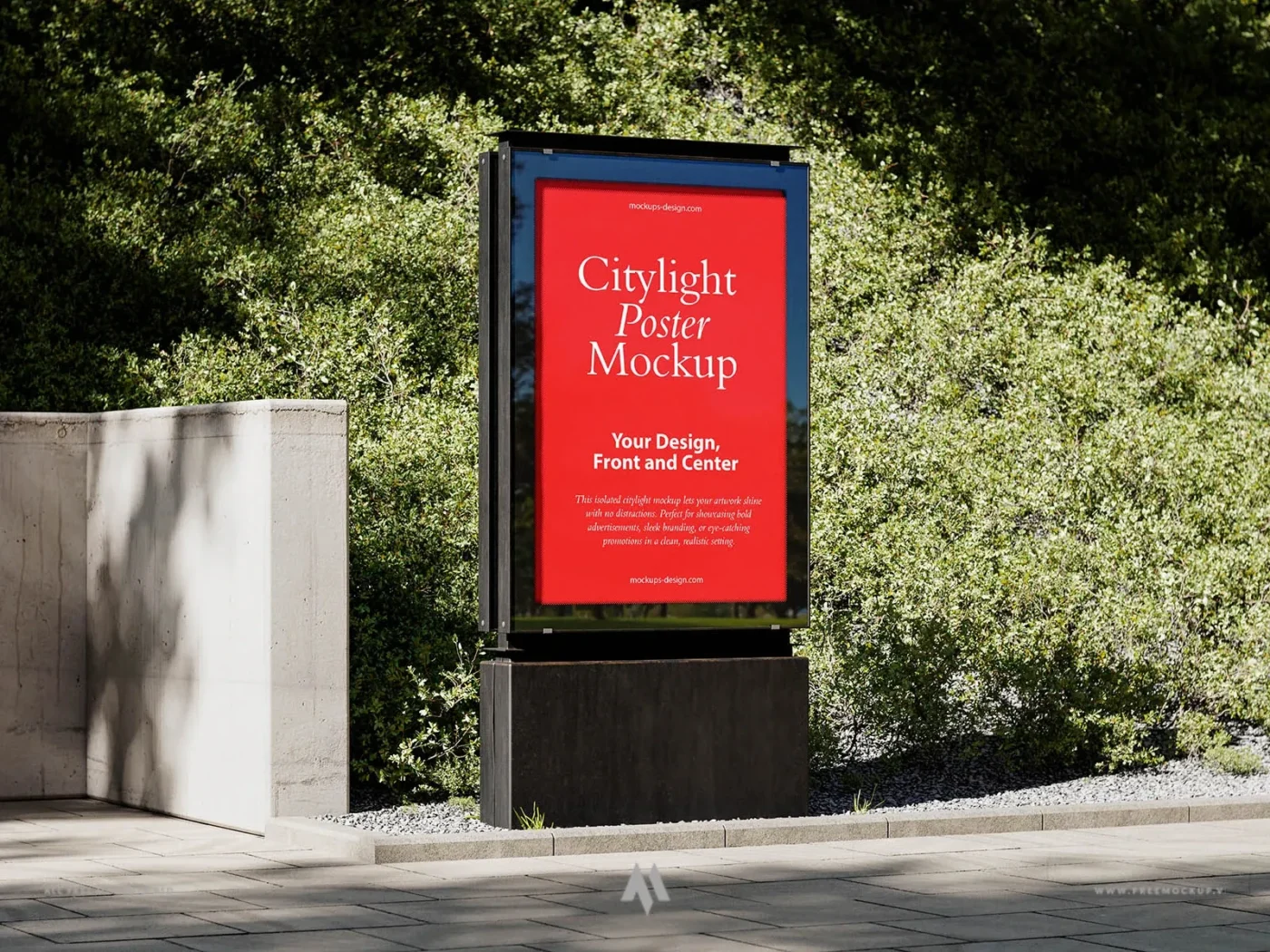 Mockup biển quảng cáo đường phố