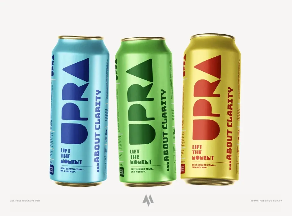 Mockup Lon nước chuyên nghiệp