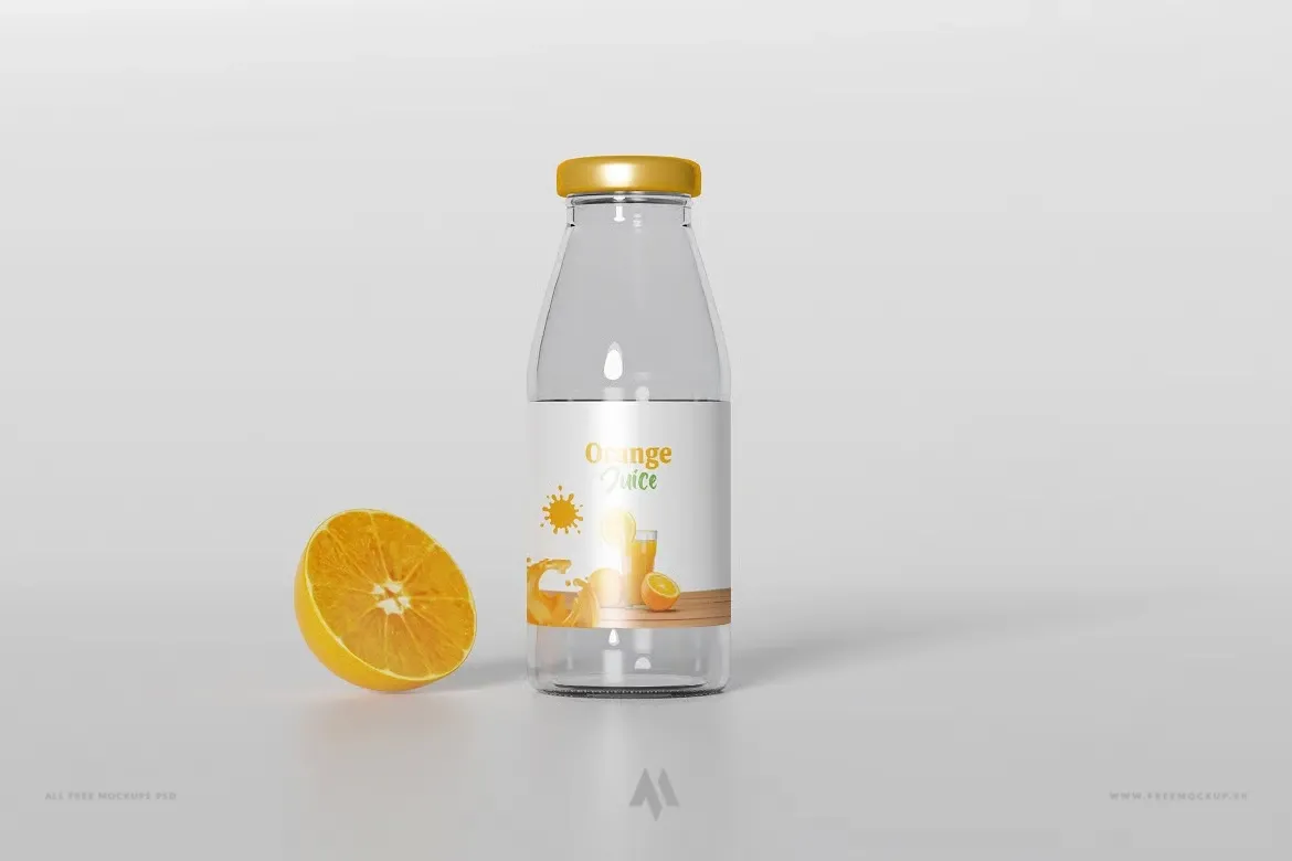 Mockup chai nước ép đẹp mắt