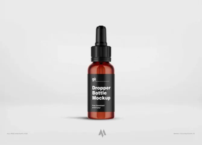 Mockup lọ nhỏ giọt