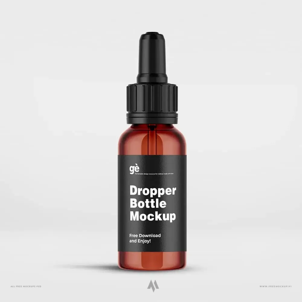 Mockup lọ nhỏ giọt