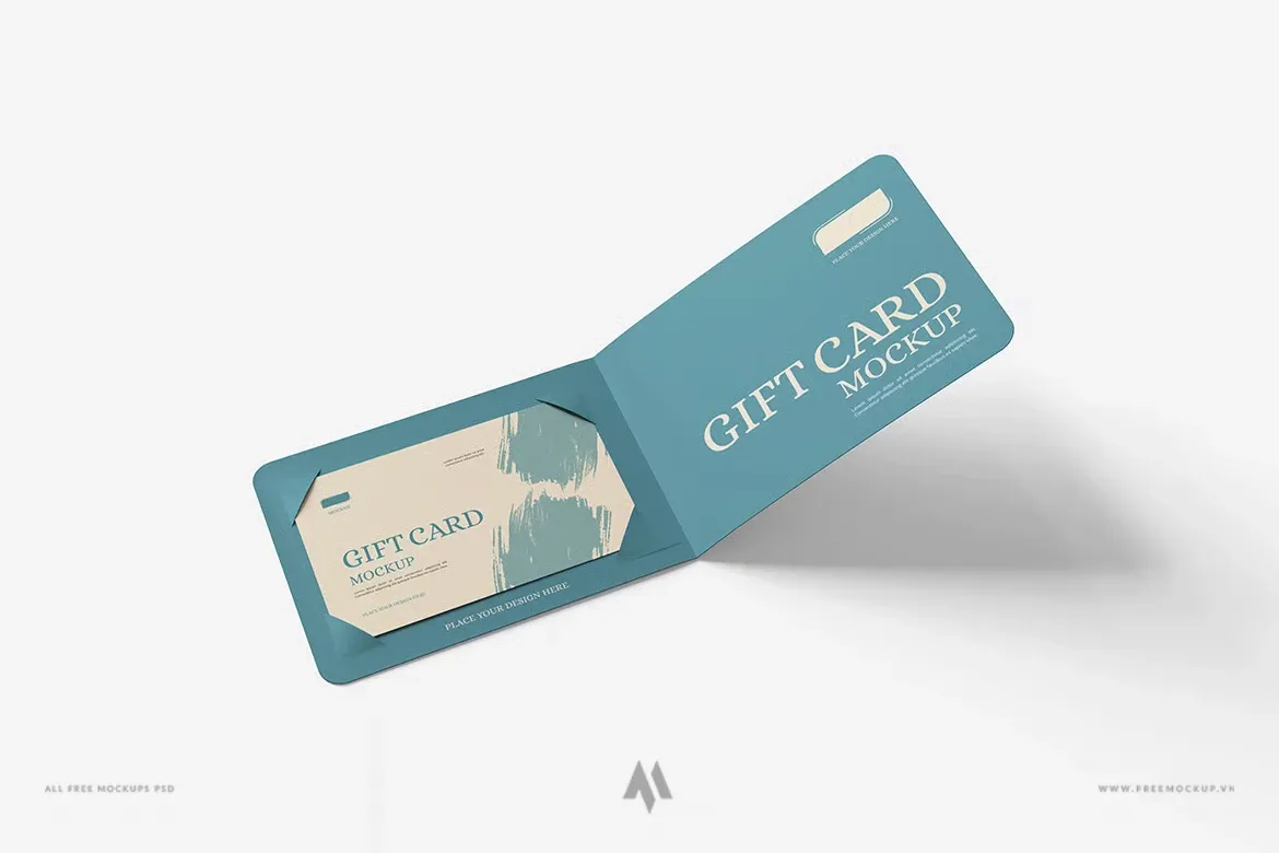 Mockup voucher cao cấp