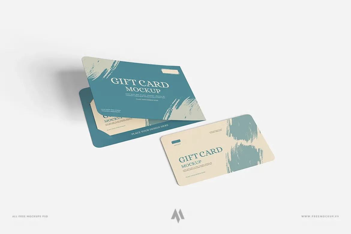 Mockup voucher cao cấp