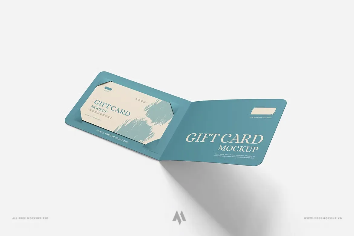 Mockup voucher cao cấp