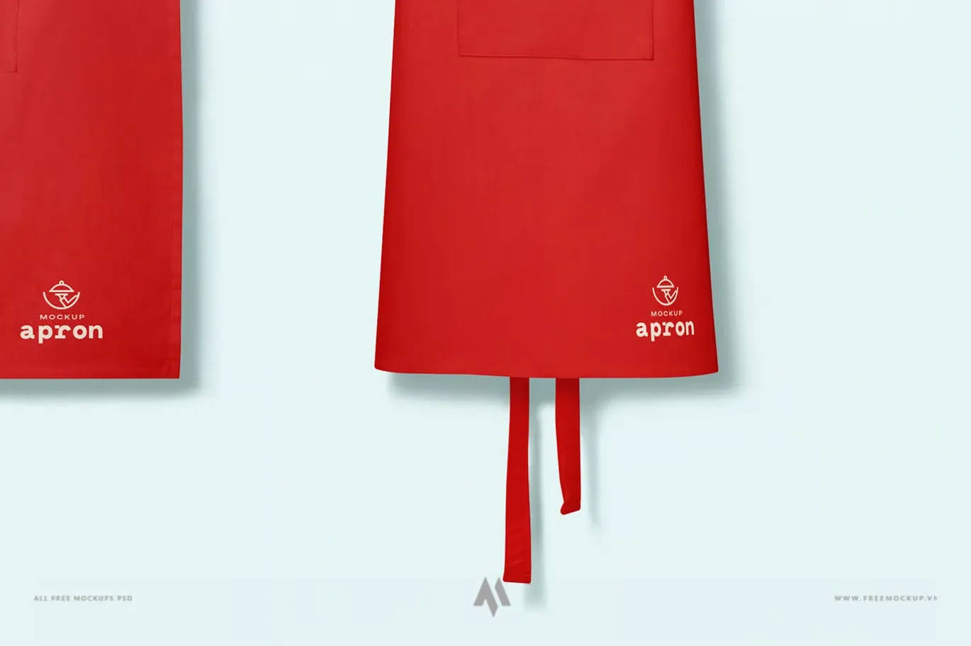 Mockup tạp dề miễn phí