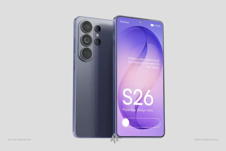 Mockup Samsung S26 Ultra miễn phí