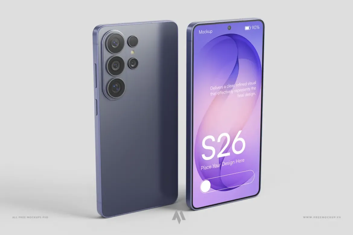 Mockup Samsung S26 Ultra miễn phí