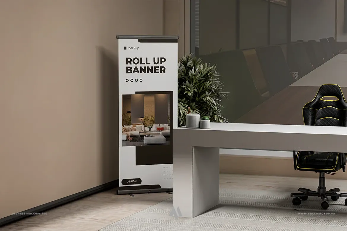 Mockup standee đặt tại sự kiện