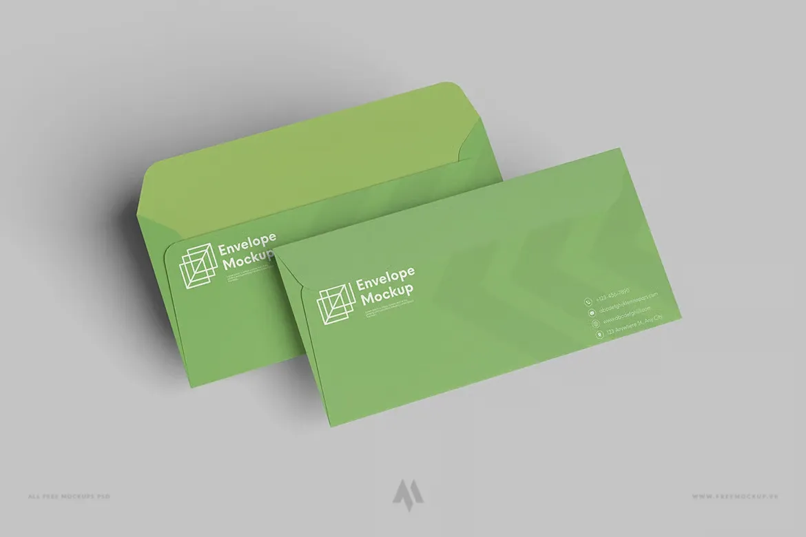 Bộ Mockup phong bì thư và giấy tiêu đề