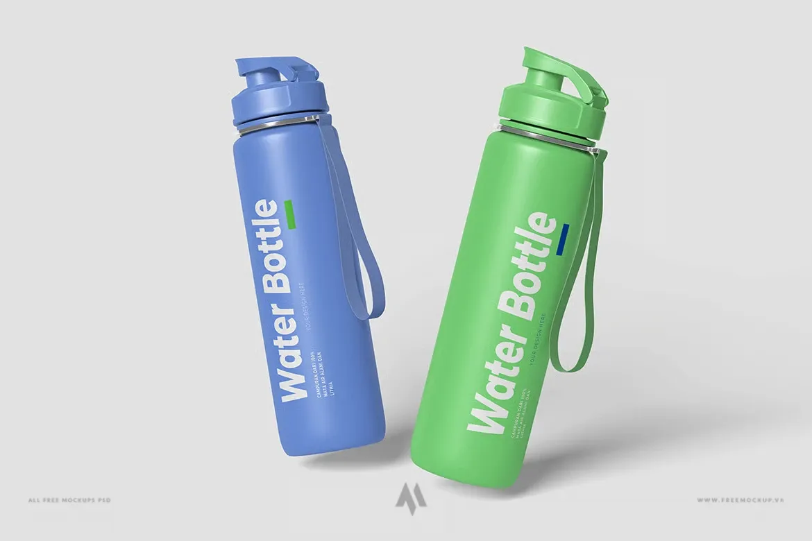 Mockup bình nước cao cấp