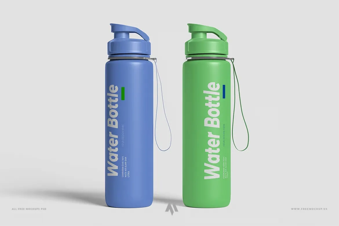 Mockup bình nước cao cấp