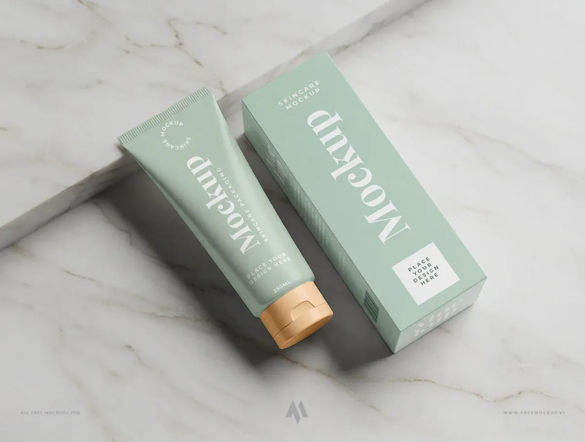Mockup Mỹ Phẩm Miễn Phí