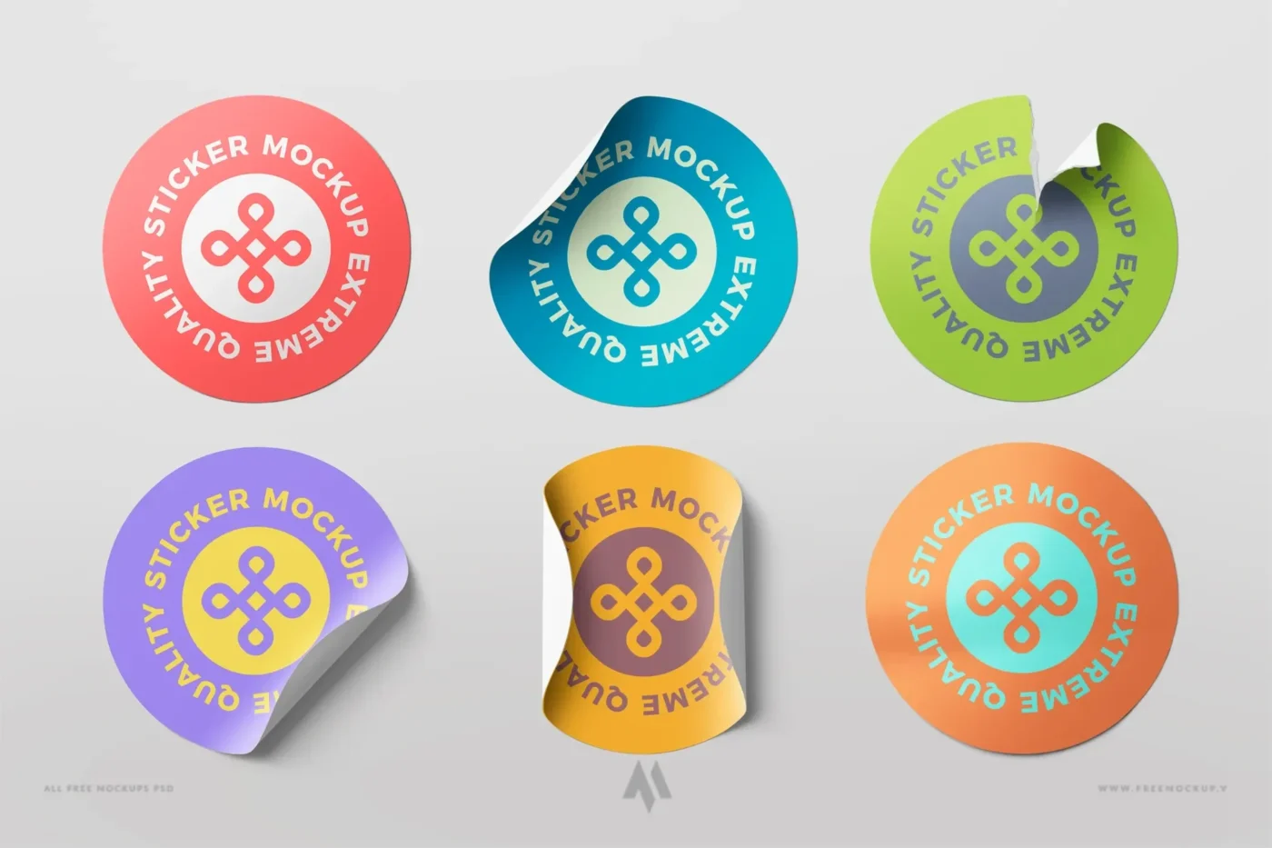 Mockup tem dán miễn phí