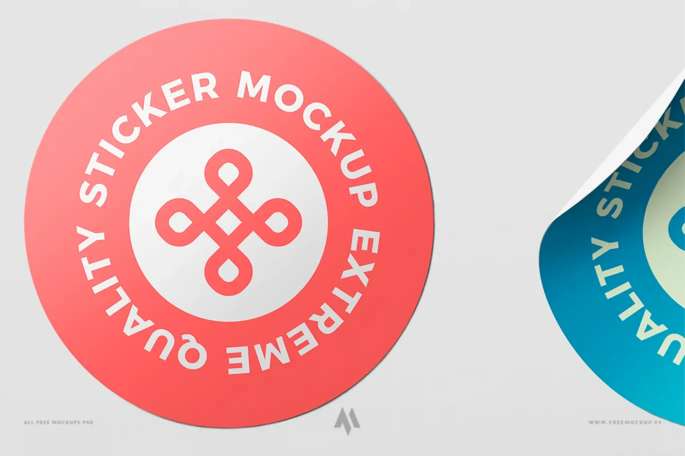Mockup tem dán miễn phí