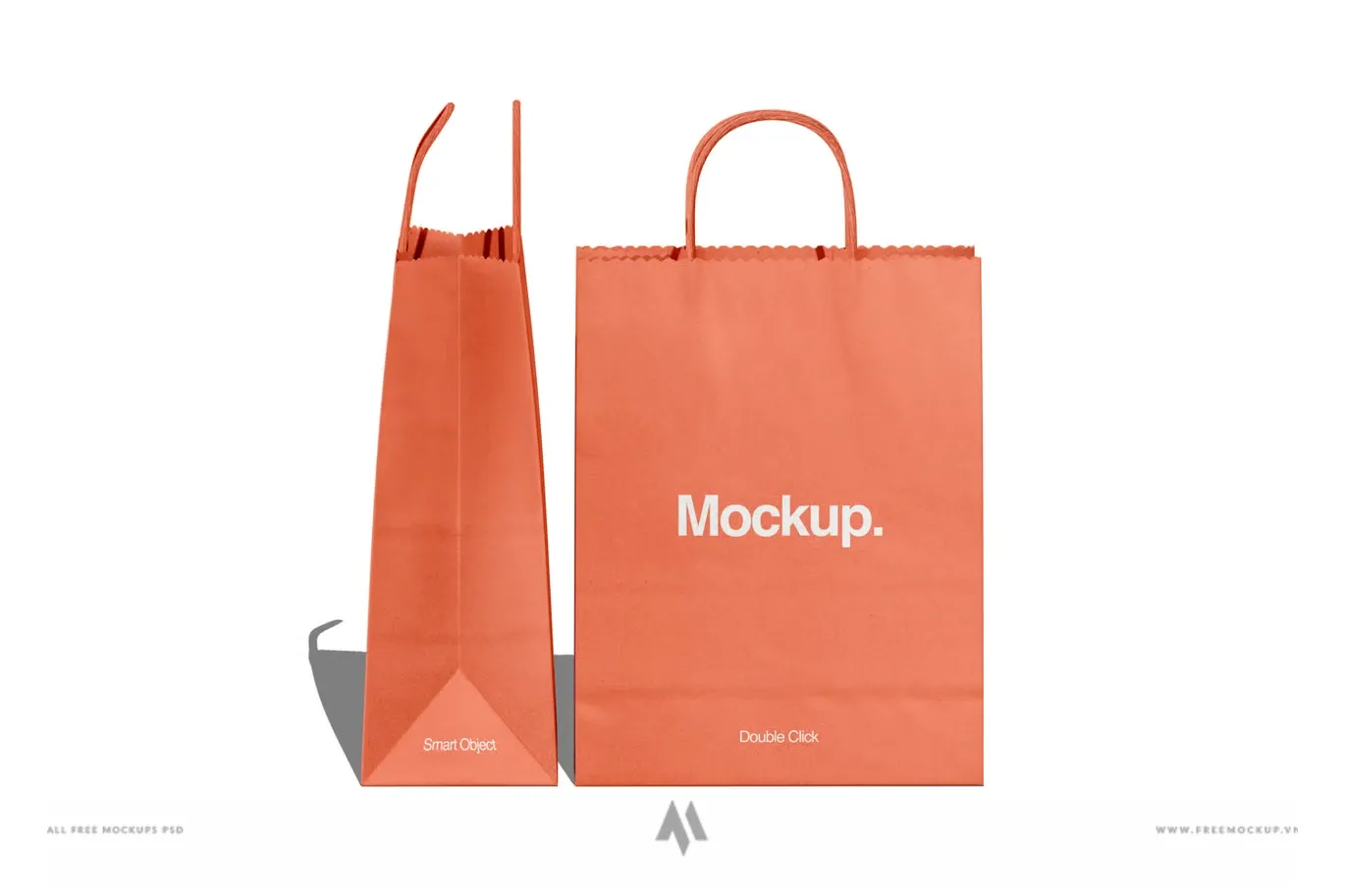 Mockup túi Giấy Kraft miễn phí