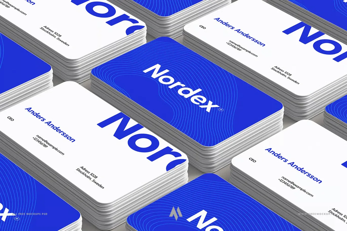 Mockup danh thiếp chuyên nghiệp